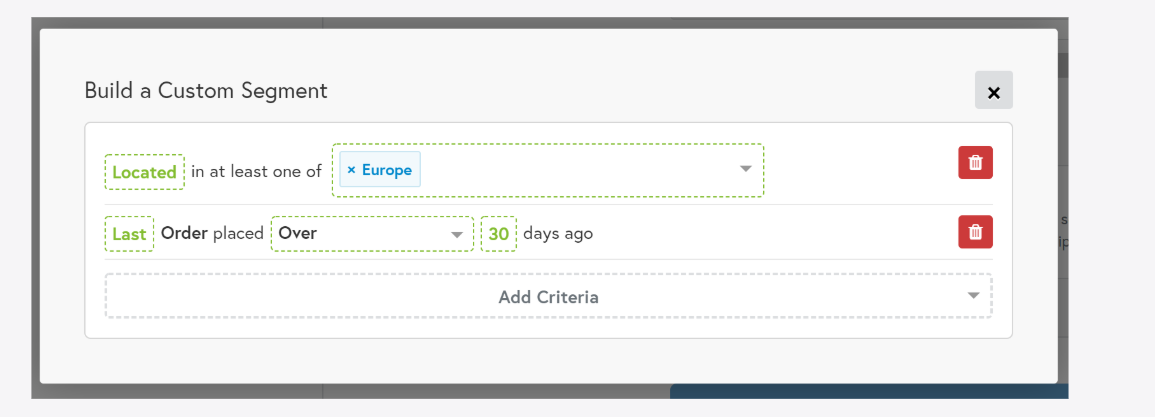 build a custom segment build a custom segment